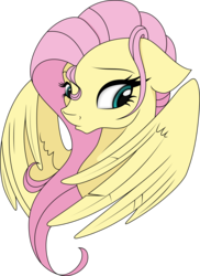 Size: 2908x4000 | Tagged: safe, artist:bork88, artist:probablyfakeblonde, fluttershy, g4, female, high res, simple background, solo, transparent background, vector