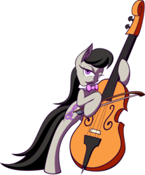 Size: 4135x5000 | Tagged: safe, artist:pajama-ham, octavia melody, earth pony, pony, g4, absurd resolution, cello, female, musical instrument, simple background, solo, transparent background