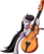 Size: 4135x5000 | Tagged: safe, artist:pajama-ham, octavia melody, earth pony, pony, g4, absurd resolution, cello, female, musical instrument, simple background, solo, transparent background