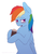 Size: 1280x1600 | Tagged: safe, artist:staggeredline, rainbow dash, g4, blushing, cider, drunk, drunker dash, female, solo