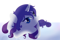 Size: 3000x2000 | Tagged: safe, artist:sparkle-bubba, rarity, g4, female, high res, messy mane, solo