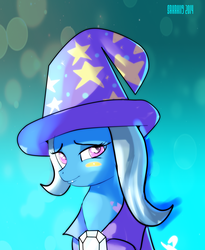 Size: 1988x2426 | Tagged: safe, artist:skyart301, trixie, pony, unicorn, g4, blushing, female, mare, solo