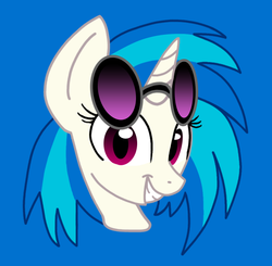 Size: 682x668 | Tagged: safe, artist:badgerben, artist:skullman777, edit, dj pon-3, vinyl scratch, g4, avatar, color