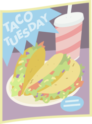 Size: 1965x2643 | Tagged: safe, equestria girls, g4, my little pony equestria girls: rainbow rocks, poster, sonataco, taco, taco tuesday, vector