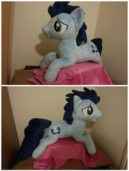 Size: 480x640 | Tagged: safe, artist:penniesponyplushies, soarin', g4, customized toy, irl, photo, plushie