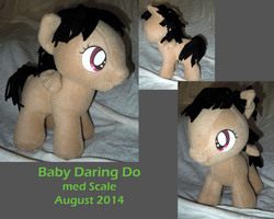 Size: 3000x2400 | Tagged: safe, artist:littlewolfstudios, daring do, pegasus, pony, g4, baby, cute, dawing do, filly, foal, for sale, high res, irl, photo, plushie, sale, soft, wings