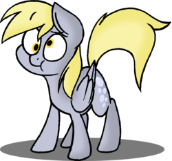 Size: 1137x1060 | Tagged: safe, artist:strangiesleepy, derpy hooves, pegasus, pony, g4, derp, female, mare, simple background, solo, transparent background