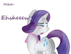 Size: 2150x1628 | Tagged: safe, artist:daisy meadows, rarity, g4, butt, female, handkerchief, plot, red nosed, sneezing, solo, spray, tissue