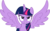 Size: 8000x4908 | Tagged: safe, artist:slb94, twilight sparkle, alicorn, pony, g4, princess twilight sparkle (episode), absurd resolution, angry, female, mare, simple background, solo, spread wings, transparent background, twilight sparkle (alicorn), vector