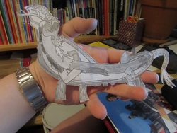 Size: 4000x3000 | Tagged: safe, artist:ocredan, discord, g4, irl, male, papercraft, photo, solo