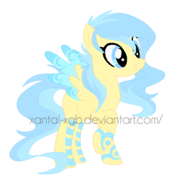 Size: 446x446 | Tagged: safe, artist:xantal-xgb, oc, oc only, pegasus, pony, solo