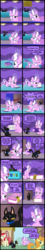 Size: 2000x11176 | Tagged: safe, artist:magerblutooth, carrot top, diamond tiara, golden harvest, roseluck, oc, oc:dazzle, cat, pony, comic:diamond and dazzle, g4, comic, diary, female, filly, foal, key