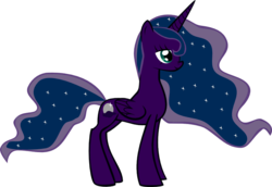 Size: 822x564 | Tagged: safe, artist:superelectrogirl98, princess luna, oc, oc:satellite, alicorn, pony, g4, alicorn oc, antagonist, donut steel, evil, evil luna, evil princess luna, evil princesses, female, parallel equestria, solo