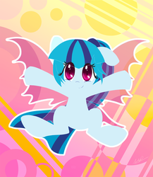 Size: 1494x1723 | Tagged: safe, artist:repoisn, sonata dusk, pony, equestria girls, g4, my little pony equestria girls: rainbow rocks, abstract background, anime eyes, cute, equestria girls ponified, female, floppy ears, flying, looking at you, mare, one ear down, patterned background, ponified, siren pony, siren wings, smiling, solo, sonatabetes, spread wings, transparent wings, wings