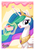 Size: 955x1351 | Tagged: safe, artist:mysticalpha, princess celestia, alicorn, pony, g4, cake, cakelestia, cute, cutelestia, female, levitation, licking lips, looking at you, magic, mare, messy, messy eating, nom, solo, that princess sure does love cake