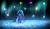 Size: 2008x1160 | Tagged: safe, artist:9de-light6, princess luna, alicorn, pony, g4, female, filly, rearing, solo, stars, woona