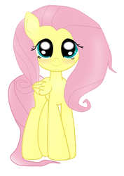 Size: 1240x1754 | Tagged: safe, artist:sakurafly101, fluttershy, g4, female, simple background, solo