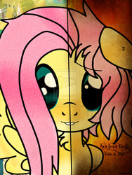 Size: 1024x1359 | Tagged: dead source, safe, artist:sakurafly101, fluttershy, g4, butterscotch, deviantart watermark, obtrusive watermark, poster, rule 63, watermark