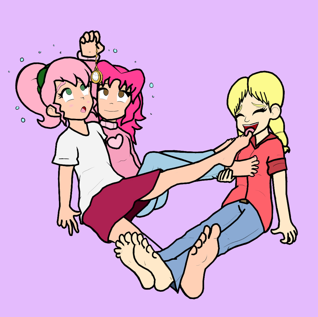 Cartoon foot lesbian