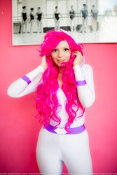 Size: 1067x1600 | Tagged: safe, fili-second, pinkie pie, human, g4, power ponies (episode), cosplay, irl, irl human, photo, power ponies, rubronycon