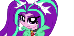 Size: 1484x728 | Tagged: safe, artist:xxsactaviaxx, aria blaze, equestria girls, g4, my little pony equestria girls: rainbow rocks, female, solo