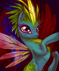 Size: 1300x1565 | Tagged: safe, artist:chio-kami, rainbow dash, pony, g4, dreamworks, female, ponified, race swap, rise of the guardians, solo, tooth fairy, tooth pony