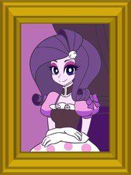 Size: 1126x1499 | Tagged: safe, artist:namida95, rarity, human, g4, female, humanized, mystery skulls, painting, portrait, solo