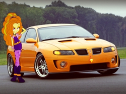 Size: 1920x1440 | Tagged: safe, artist:nsdrift, adagio dazzle, equestria girls, g4, my little pony equestria girls: rainbow rocks, car, pontiac, pontiac gto