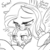 Size: 500x500 | Tagged: safe, artist:reavz, fluttershy, spike, dragon, pegasus, pony, g4, blushing, cute, dialogue, drunk, drunkershy, female, grayscale, looking away, male, mare, monochrome, open mouth, ship:flutterspike, shipping, straight, sweat, unamused