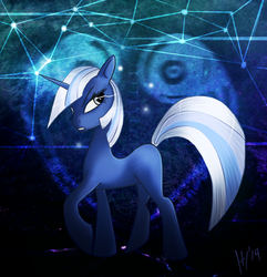 Size: 1062x1102 | Tagged: safe, artist:jphyperx, oc, oc only, oc:silverlay, umbra pony, solo