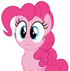 Size: 5000x5110 | Tagged: safe, artist:dashiesparkle, pinkie pie, g4, games ponies play, absurd resolution, female, simple background, solo, transparent background, vector, wide eyes