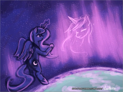 Size: 1129x848 | Tagged: safe, artist:lumineko, princess celestia, princess luna, g4, 30 minute art challenge