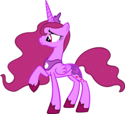 Size: 937x853 | Tagged: safe, artist:blah23z, berry punch, berryshine, princess luna, g4, female, raised hoof, recolor, simple background, solo