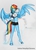 Size: 500x700 | Tagged: safe, artist:calyartist, rainbow dash, anthro, g4, belly button, clothes, female, midriff, shorts, solo, sports bra