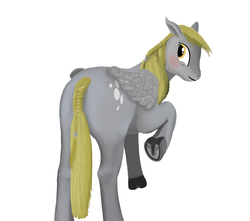 Size: 4143x3666 | Tagged: safe, artist:equum_amici, derpy hooves, pegasus, pony, g4, blushing, detailed, female, high res, mare, solo