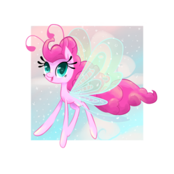 Size: 1000x1000 | Tagged: safe, artist:mapony240, pinkie pie, breezie, g4, female, solo