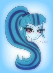 Size: 548x748 | Tagged: safe, artist:sweet-pony-artist, sonata dusk, equestria girls, g4, derp, female, solo