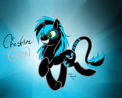 Size: 1280x1024 | Tagged: safe, artist:moonie-b, oc, oc only, oc:cheshire grin, solo