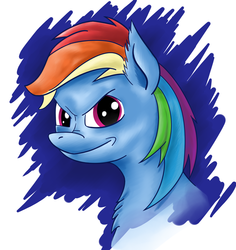 Size: 2334x2472 | Tagged: safe, artist:kerslap, rainbow dash, pony, g4, female, high res, solo