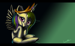 Size: 8420x5237 | Tagged: safe, artist:auroriia, princess celestia, g4, absurd resolution, female, looking at you, solo, spread wings