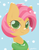 Size: 1550x2000 | Tagged: dead source, safe, artist:mrsremi, babs seed, earth pony, pony, g4, clothes, cute, female, portrait, scarf, snow, snowfall, solo, winter