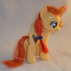 Size: 2328x2360 | Tagged: safe, artist:gryphyn-bloodheart, oc, oc only, oc:sun dancer, brushable, customized toy, grand brony gala, high res, irl, mascot, photo, toy
