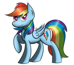 Size: 2623x2276 | Tagged: safe, artist:flamethegamer, rainbow dash, g4, female, high res, raised hoof, simple background, solo, transparent background