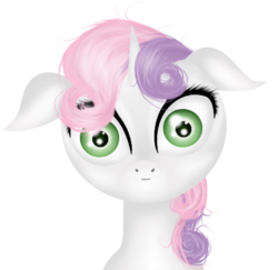 Size: 508x493 | Tagged: safe, artist:freyiejj, sweetie belle, pony, g4, female, solo