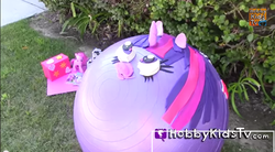 Size: 641x355 | Tagged: safe, twilight sparkle, g4, blob ponies, hobby, hobbykidstv, mega giant my little pony, youtube