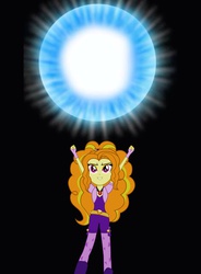 Size: 2436x3315 | Tagged: safe, adagio dazzle, equestria girls, g4, my little pony equestria girls: rainbow rocks, attack, dragon ball, dragon ball z, energy, female, high res, photoshop, solo, spirit bomb, vector