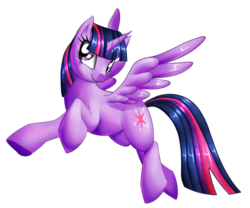Size: 1080x897 | Tagged: safe, artist:alanymph, twilight sparkle, alicorn, pony, g4, female, mare, rearing, simple background, solo, spread wings, transparent background, twilight sparkle (alicorn)