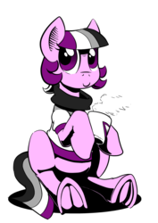 Size: 826x1169 | Tagged: safe, artist:darkhestur, oc, oc only, oc:ace pony, earth pony, pony, clothes, earth pony oc, female, mare, mug, shirt, solo, underhoof