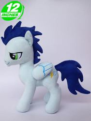 Size: 393x524 | Tagged: safe, artist:onlyfactory, soarin', g4, customized toy, irl, old cutie mark, photo, plushie