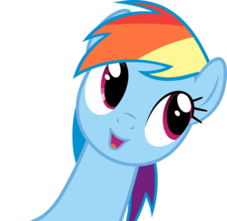 Size: 6304x6120 | Tagged: safe, artist:slb94, rainbow dash, g4, absurd resolution, female, simple background, solo, transparent background, vector